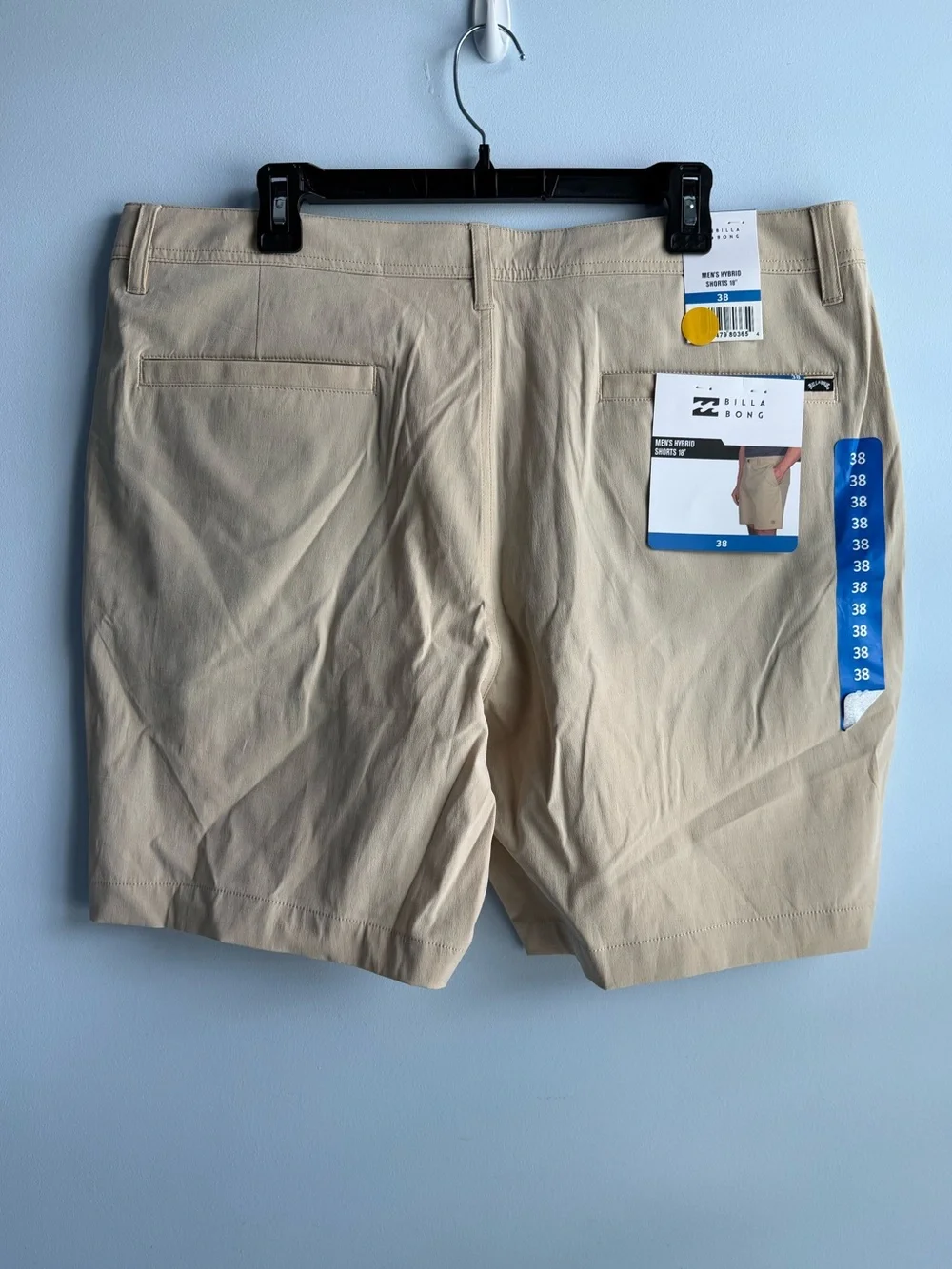 Billabong Men's Khaki Tan Hybrid Shorts Size 38 - Picture 4 of 7